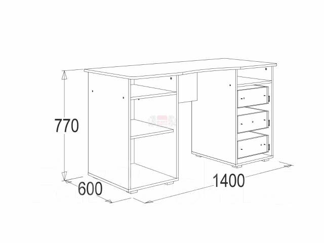 Стол письменный с надстройкой омега 16 ясень анкор светлый ясень анкор темный