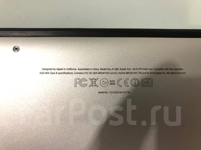 Apple MacBook Pro 15. 15.4", ��� 8 ��, ���� 256���, WiFi: 1, Bluetooth: 1, ����������� �� 3��. ����