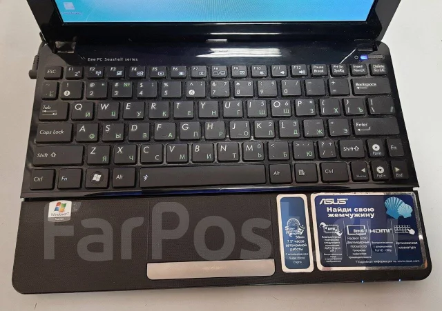 Asus Eee PC 1015. 10.1", 1����, ��� 2048 ��, ���� 1���, WiFi: 1, ����������� �� 1��. ����