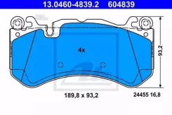������� ����. ���. Mercedes E-Class (W211/S211) E63 AMG 06-09/M-Class (W166) ML 63 AMG 4-matic 11- /SL (R230) 63 AMG 04-12 ATE 13046048392 13046048392...