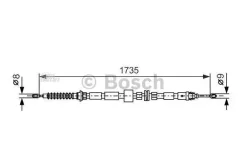 ���� ������� ������� FORD Mondeo 1.8/2.0/TD D/2.2TD/2.5/3.0 00-07 Bosch 1987477734 1987477734 ����