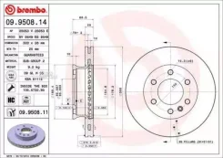 ���� ����. ���. [300x28] 6 ���. MB Sprinter/VW Crafter 1.7-3.5 04.06- Brembo 09950811 09950811 ����