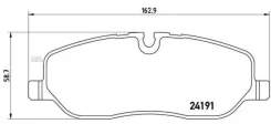 ������� ��������� FR LAND Rover Discovery III 05-09/Range Rover 04-12/Sport 05-09 Brembo P44014, ������ �������� P44014 ����