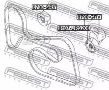 ����� �������� Suzuki Grand Vitara/Escudo JB416/JB420/JB627 2006-2014 Febest 0788GRV 0788GRV ����