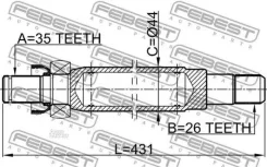 ������� ������ FORD Mondeo GE 2000-2007 Febest 2112GEMT 2112GEMT ����