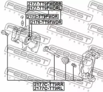 ������� ��������� ������ ����� FORD Transit TT9 2006-2013 [EU] Febest 2177TT9Fwdrl 2177TT9FWDRL ����