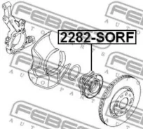 ��������� ���. ����. �������� [�������] Hyundai Santa FE (CM) 2006- Febest 2282SORF 2282SORF ����