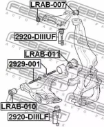 ����������� ������ ����� ������� LRAB-011 Febest LRAB011 LRAB011 ����