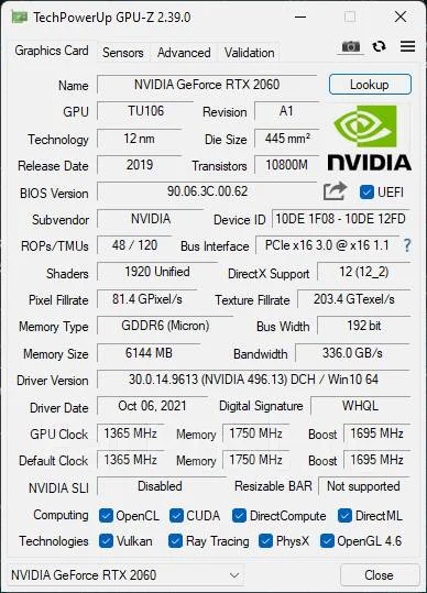 GeForce RTX 2060 ����