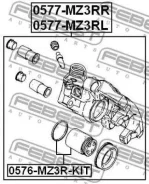 ������� ��������� ������ ������ Mazda 3 BK 2003-2008 Febest 0577MZ3RR 0577MZ3RR ����