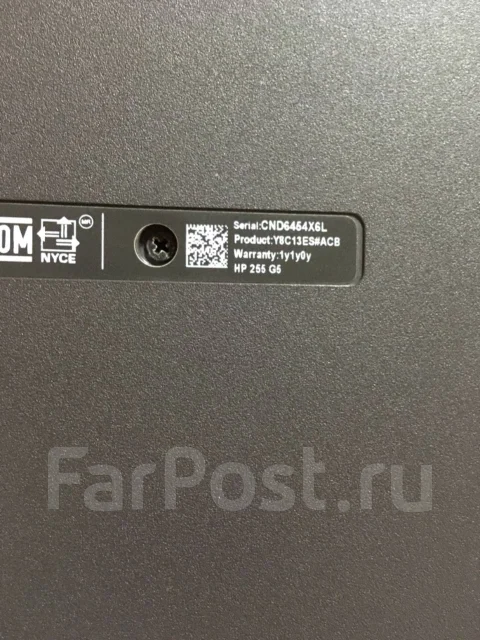 HP 255 G5. 15.6", 2����, ��� 8 ��, ���� 1 000���, WiFi: 1, Bluetooth: 1, ����������� �� 3��. ����