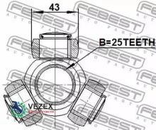 ������� 25X43 Febest 0216V10M 0216V10M ����