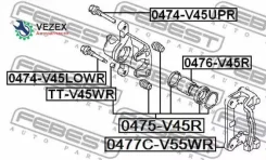����� ������� ���������� �������� Febest 0477CV55WR 0477CV55WR ����