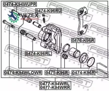 ������� ��������� (�� ������) | ��� ��� | Mitsubishimontero Sport KR5W, Challenger K90, Pajero Sport KR1W, Monter Febest 0477K94WRL 0477K94WRL ����
