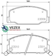 ������� ��������� �������� | ����� | Toyota Previa (_R1_, _R2_) 2.4 (TCR1_) 05.1990 - 08.2000 Nisshinbo NP1124 NP1124 ����