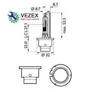 ����� ���������� ��������� ����� D2R P32d-3 4600K Vision 85V 35W ������ 1 �� Philips 85126VIC1 85126VIC1 ����