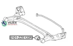 ����������� ����� Toyota/Lexus Corolla 06- ����. ASVA 0101ZZE120R 0101ZZE120R ����