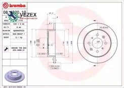 ���� ��������� ������ Brembo 08A92010 08A92010 ����