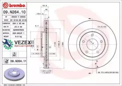 ���� ��������� ������. � �� ��������� Citroen C4 Aircross 08/10- / Mitsubishi ASX (GA_W_) 01/10- / Brembo 09N26411 09N26411 ����