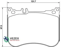 ������� ����. ���. Mercedes-BENZ S-Class W222/V222/X222 13- Brembo P50114 P50114 ����