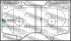 ������� ��������� �������� Toyota LAND Cruiser Prado GRJ12#, KDJ12#, RZJ12#, TRJ12# Febest 0101GRJ120F 0101GRJ120F ����