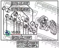������� ��������� Toyota LAND Cruiser 100 FZJ10#/HDJ100/HZJ105/UZJ100 -07 �����. ���. Febest 0177UZJ100FL 0177UZJ100FL ����
