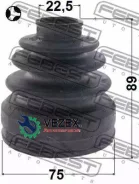 ������� ����� ���������� 75X89X22.5 Mazda 5 CW 2010- 0515-CWT Febest 0515CWT 0515CWT ����