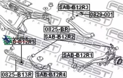 ���� ���������� | ��� ����/��� | Subarulegacy B13 Febest 0825B13R 0825B13R ����