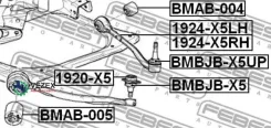 ����� BMW X5 E53 1999-2006 ���. Febest 1924X5LH 1924X5LH ����