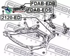 ����� ������� FORD EDGE 2007-2014 2120-ED Febest 2120ED 2120ED ����