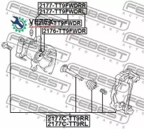 ������� ���� ����� FORD Transit TT9 2006-2013 2177-TT9Fwdrl Febest 2177TT9Fwdrl 2177TT9FWDRL ����