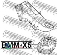 ������� ��������� �������� (��������������) BMW Febest BMMX5 BMMX5 ����
