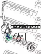 ��������� ������� �������� Mercedes E-Class 211 4 Matic 2002-2009 DAC49880046-KIT Febest DAC49880046KIT DAC49880046KIT ����