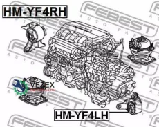 ����� ��������� Honda Pilot YF4 2009-2015 ���������� ����. Febest HMYF4RH HMYF4RH ����