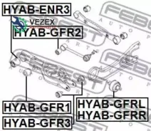 ����������� ������� ������� ������ Hyundai IX35/Tucson 10MY 2009- Febest Hyabgfr3 HYABGFR3 ����