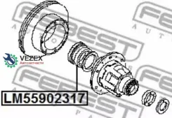 ��������� ��������� 55X90X23X17 �������� ��� Nissan Cabstar F24M 2006.09- [EL] LM-55902317 Febest LM55902317 LM55902317 ����