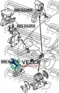 ����� ��������� Mitsubishi Grandis NA4W 2006.05-2010.03 �����. Febest MMNA4FR MMNA4FR ����