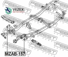 ����������� ��������� ������� ������ Mazda BT-50 UN 2006-2008 [EU] Febest MZAB157 MZAB157 ����