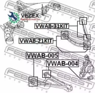 ����������� ���� AUDI Q7 -15 ����. ��������. (�����. ) Febest VWAB21KIT VWAB21KIT ����