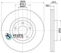 ���� ��������� | ����� | Nissan Murano II (Z51) 3.5 4x4 12.2010 - 09.2014 Nissan Murano I (Z50) 3.5 4x4 08.2003 - 09.2008 Nisshinbo ND2004K ND2004K ��...