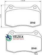 ������� �������� ��������! � ���������. ���������� nissan 350z 3.5i v6 03 Nisshinbo NP2033 NP2033 ����