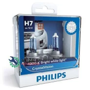 ����� ����������� H7/W5W PX26d/W2.1x9.5d 4300K Crystal Vision 12V 55W (�-� 2�� H7 + 2�� W5W) Philips 12972CVSM 12972CVSM ����