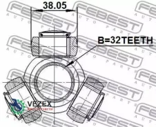 ������� 32X38.05 Toyota Avensis AT22# AZT220 CDT220 CT220 ST220 ZZT22# 1997.10-2003.01 [EU] Febest 0116CDT220 0116CDT220 ����