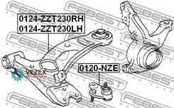 ����� �������� ����� Febest 0124ZZT230LH 0124ZZT230LH ����