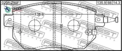 ������� ��������� �������� Nissan Murano Z50 2002.09-2007.10 [CA] Febest 0201Z50F 0201Z50F ����