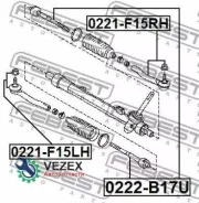 ���� ������� L/R (��� �����������) Nissan Bluebird Sylphy(B17) 12- / Leaf 10- / NV200 13- / Sentra(B17) 13- / Tiida(C12) 12- Febest 0222B17U 0222B17U...