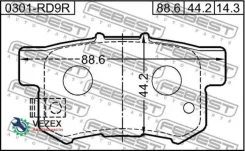 ������� ��������� ������ (Honda Accord CL/CN/CM 2002-2008) Febest Febest 0301RD9R 0301RD9R ����