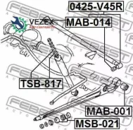 ���� Mitsubishi Pajero V20-50# 1990.10-1999.11 ����. ��������. Febest 0425V45R 0425V45R ����