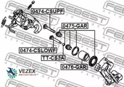 ������� �������� ���������� ������� � ���������� D41.2 Febest 0476GAR 0476GAR ����