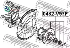 ������� �������� Mitsubishi Pajero/Montero V80 90# 2006.09-2021.03 [EUR] Febest 0482V97F 0482V97F ����